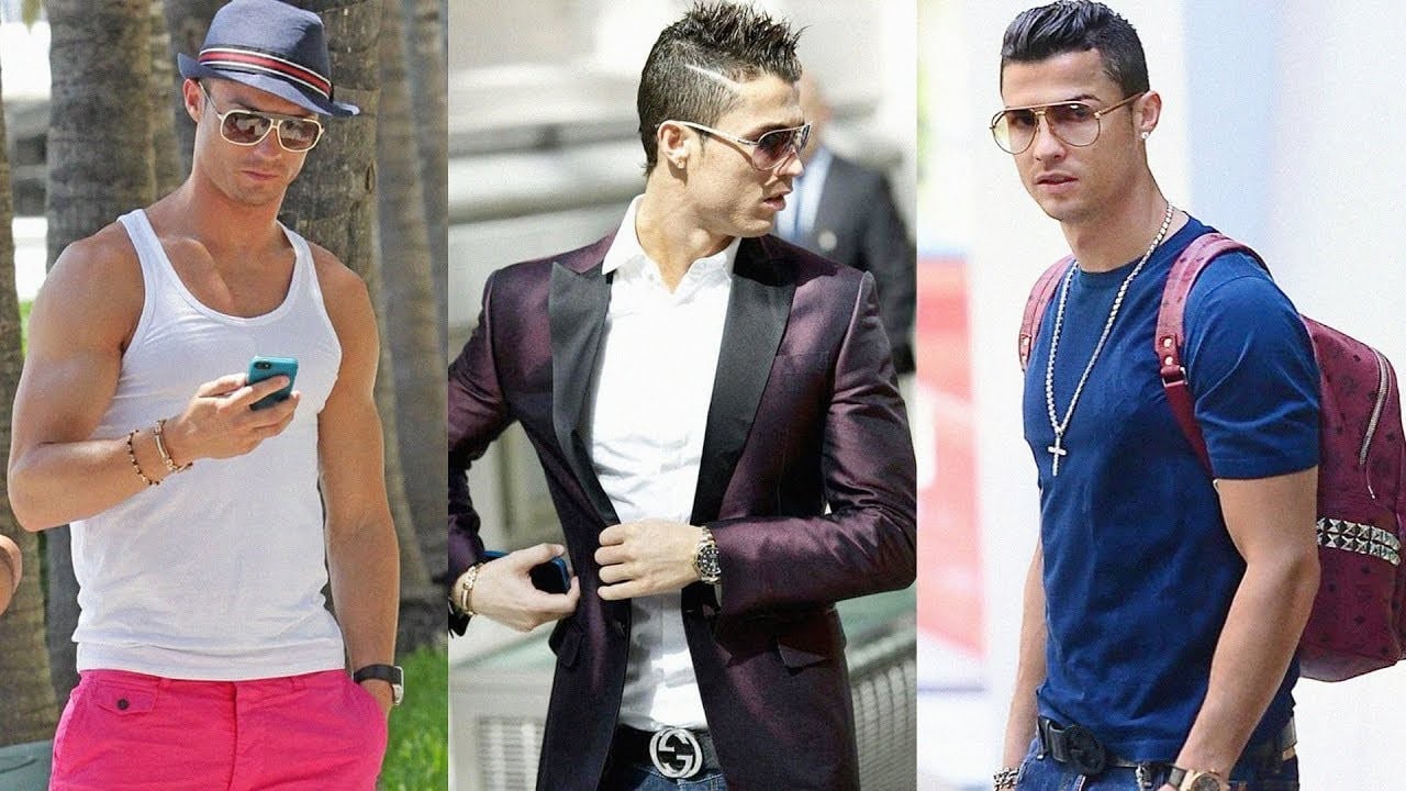 Jogadores de Futebol mais estilosos Cristiano Ronaldo