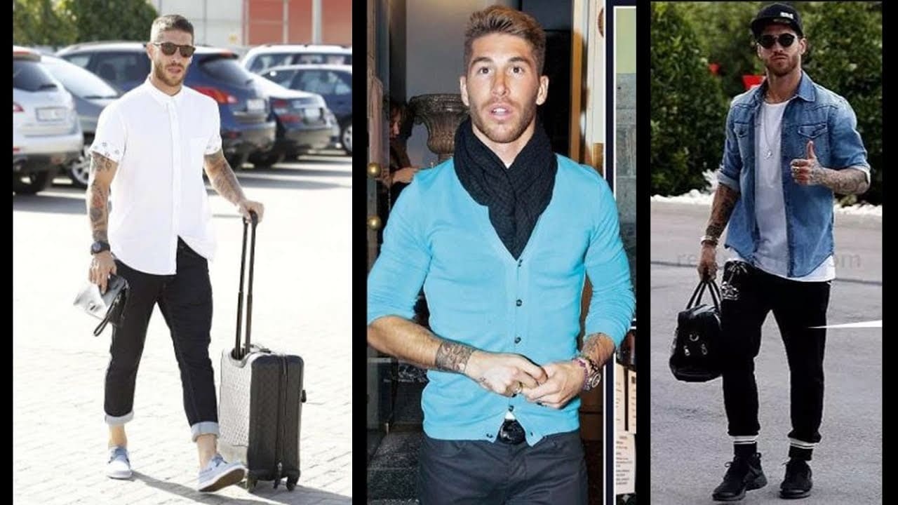 Sergio Ramos Jogador de futebol na moda